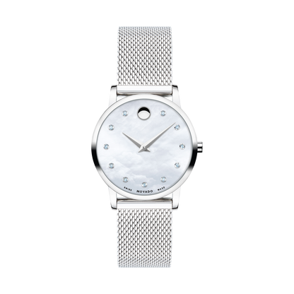 Movado Women's Museum Classic MOP Dial Mesh Strap 0607491