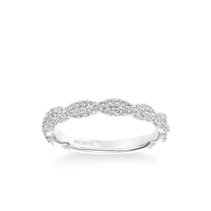 Gianna Contemporary Diamond Twist Wedding Band