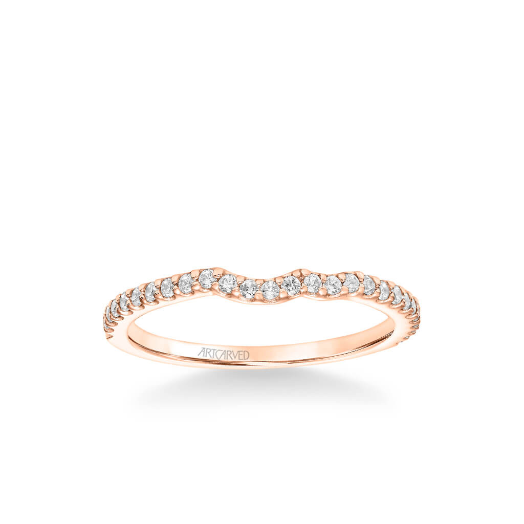 Bluebelle Contemporary Diamond Wedding Band