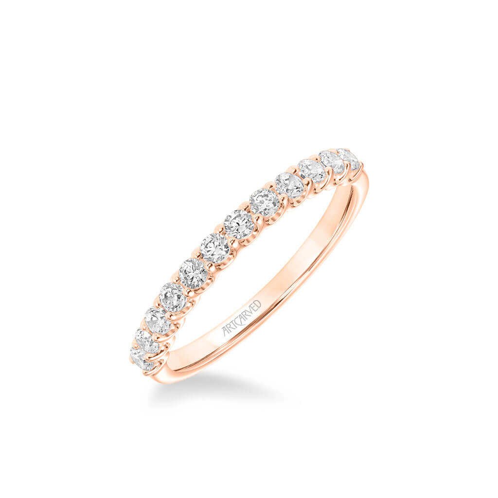 Faye Classic Diamond Wedding Band