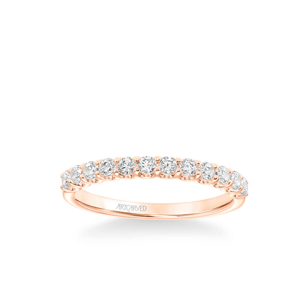 Faye Classic Diamond Wedding Band