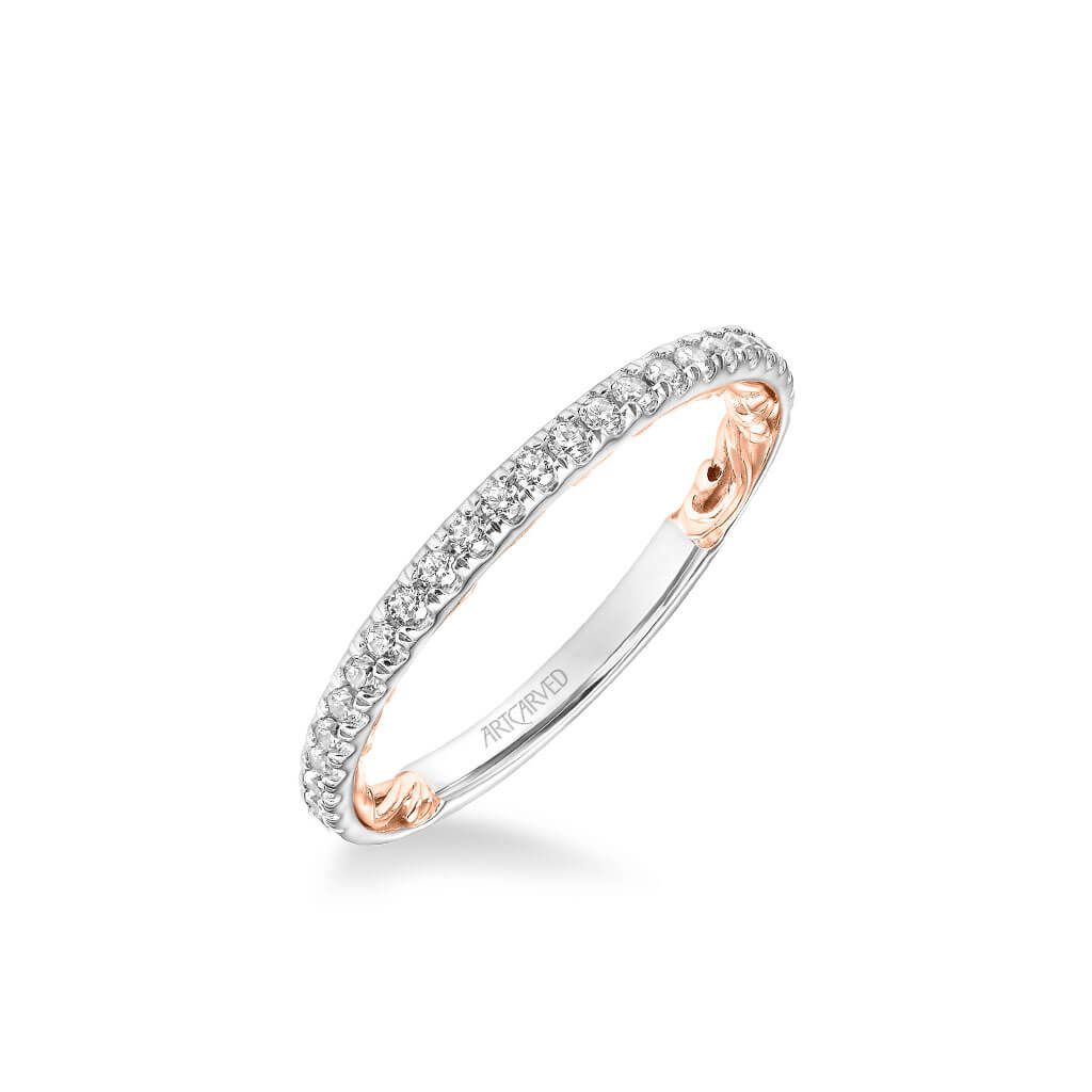 Cora Lyric Collection Classic Diamond Wedding Band