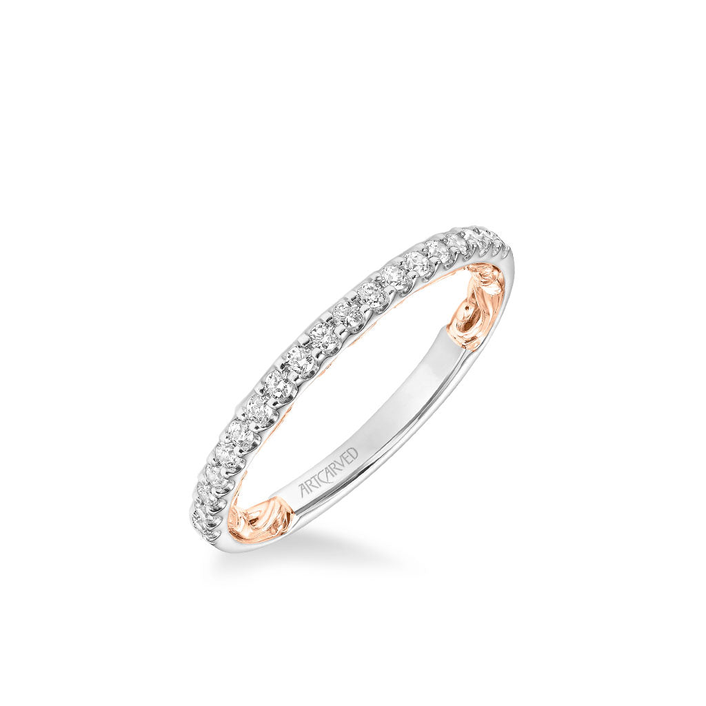 Sonya Lyric Collection Classic Diamond Wedding Band