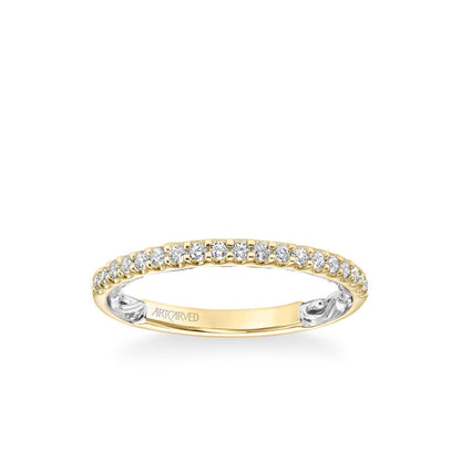 Sonya Lyric Collection Classic Diamond Wedding Band