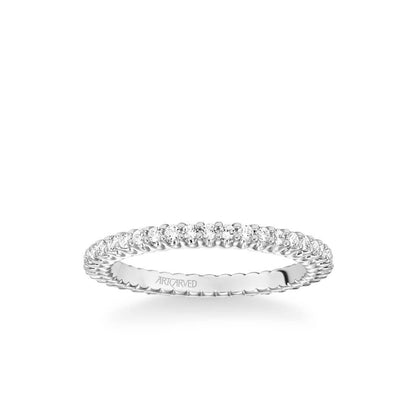 Stackable Diamond Eternity Band