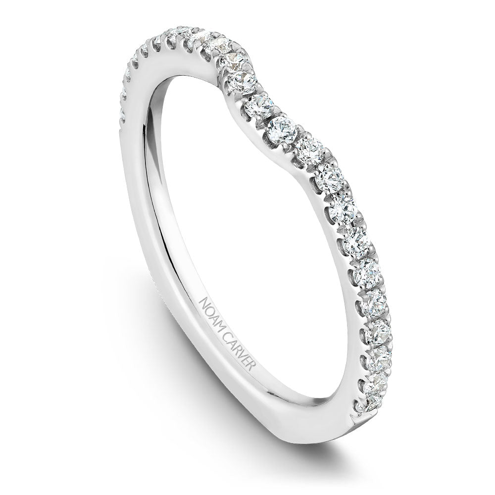 Noam Carver Diamond Wedding Band B001-01B