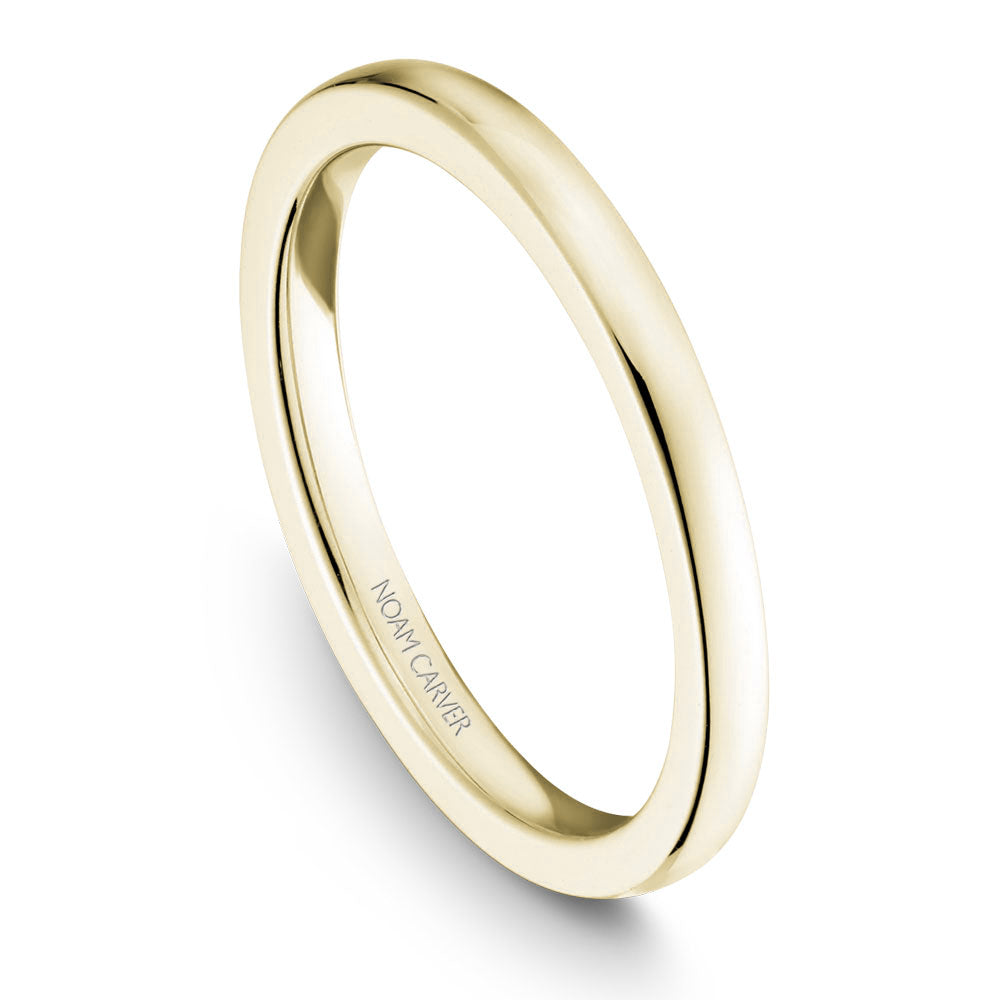 Noam Carver Solitaire Wedding Band B095-03B