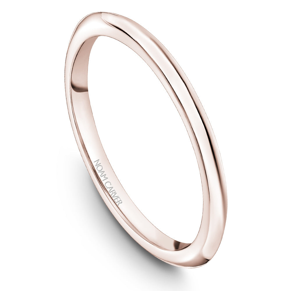 Noam Carver Solitaire Wedding Band B143-01B