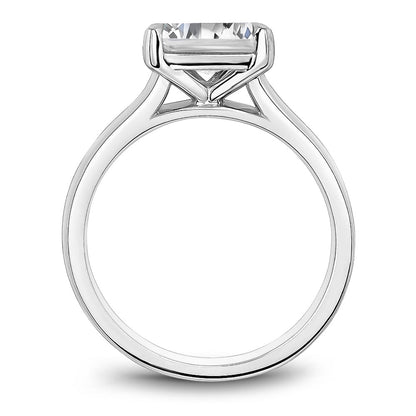 Noam Carver East West Emerald Solitaire Engagement Ring B353-02A