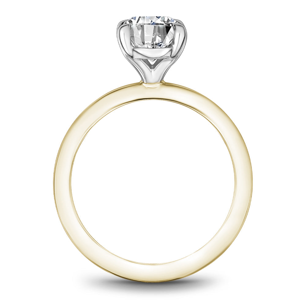 Noam Carver Classic Oval Solitaire Engagement Ring B371-02A