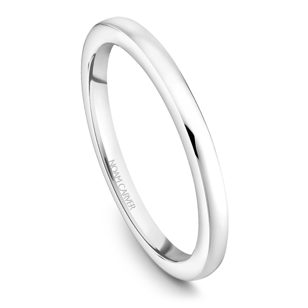 Noam Carver Solitaire Wedding Band B504-01B