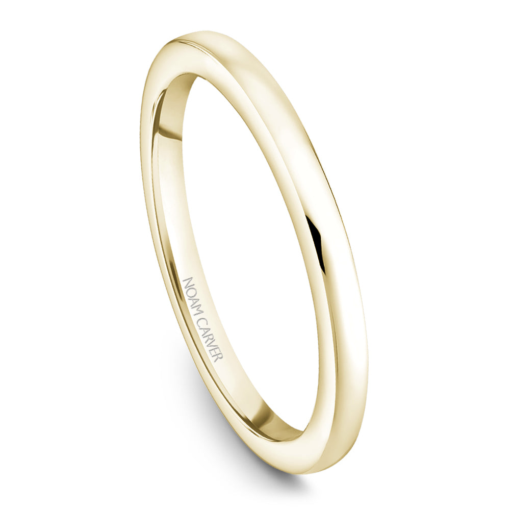 Noam Carver Solitaire Wedding Band B504-01B