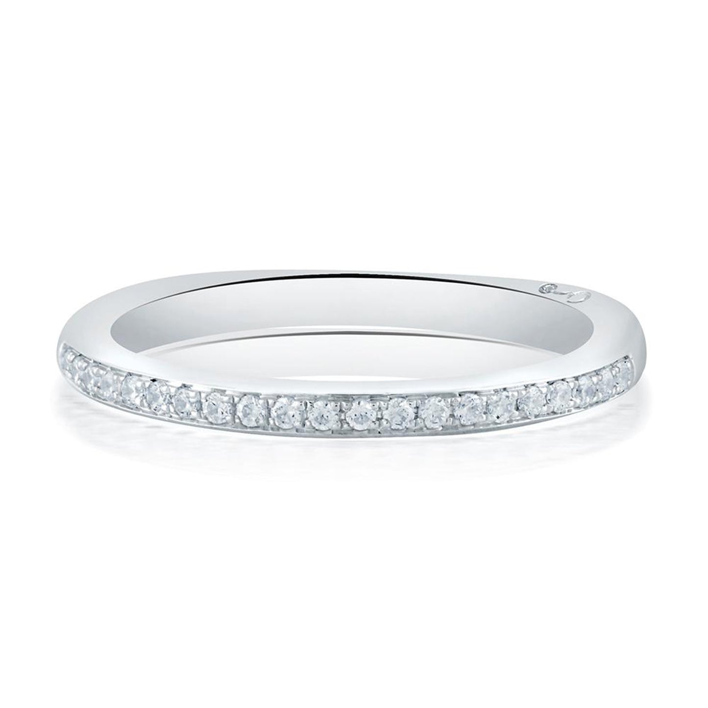 A.Jaffe Signature Classic Pave Diamond Wedding Band MRS560/13