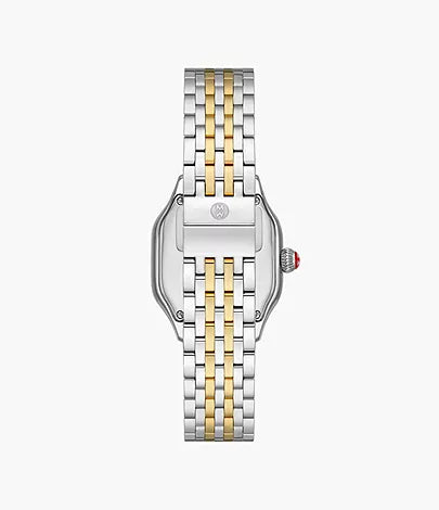 Michele Meggie Two-Tone 18K Gold Plated Diamond Dial Watch - MWW33B000015