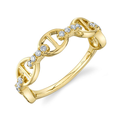 14K Yellow Gold Mariner Link Ring